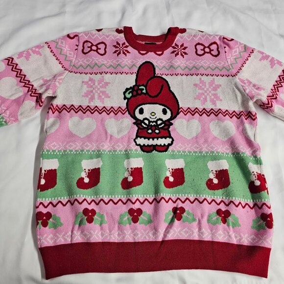 San Rio My Melody 2x Christmas Sweater - Picture 1 of 8